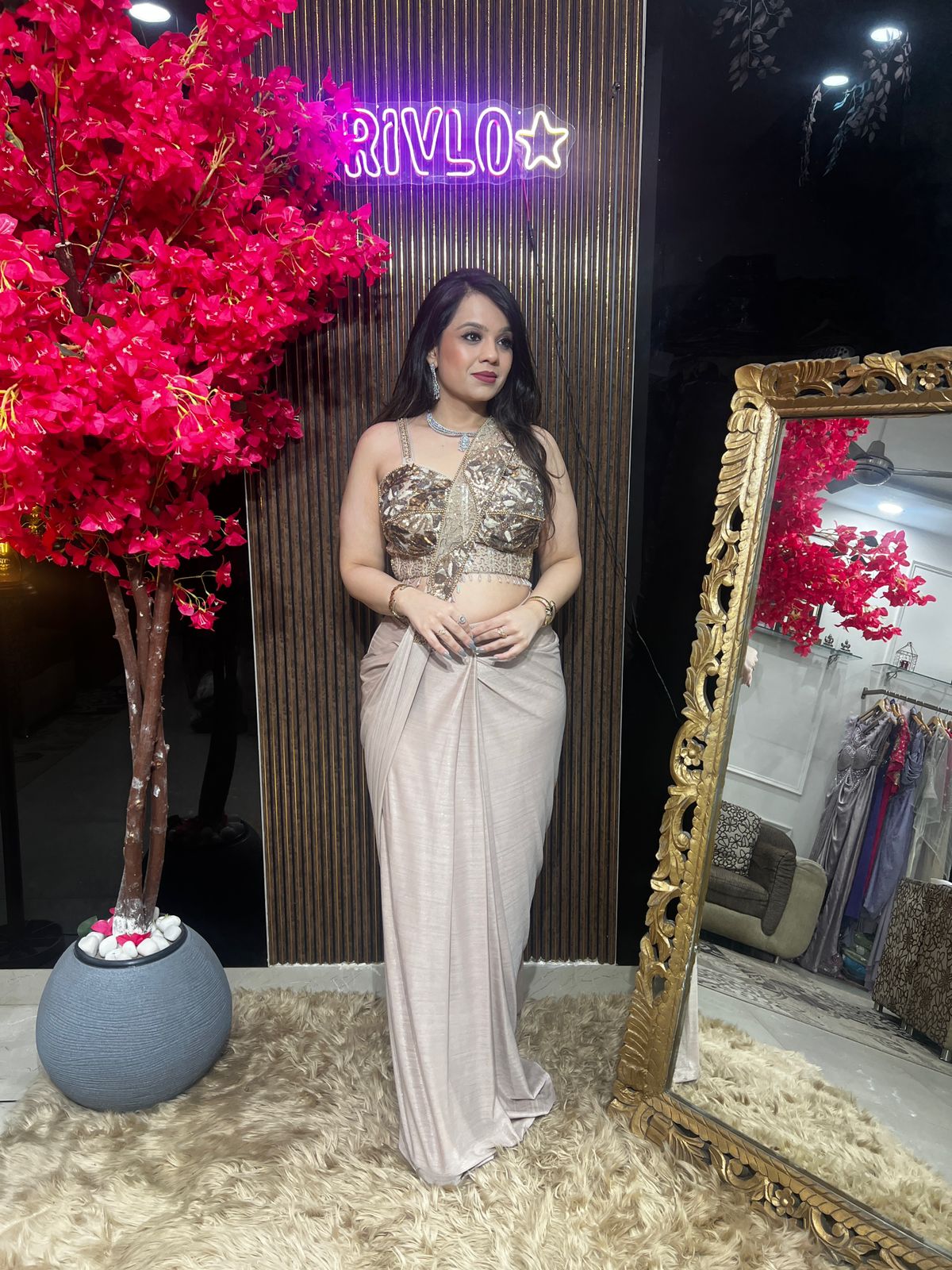 Celeste Drape Saree Set RC560