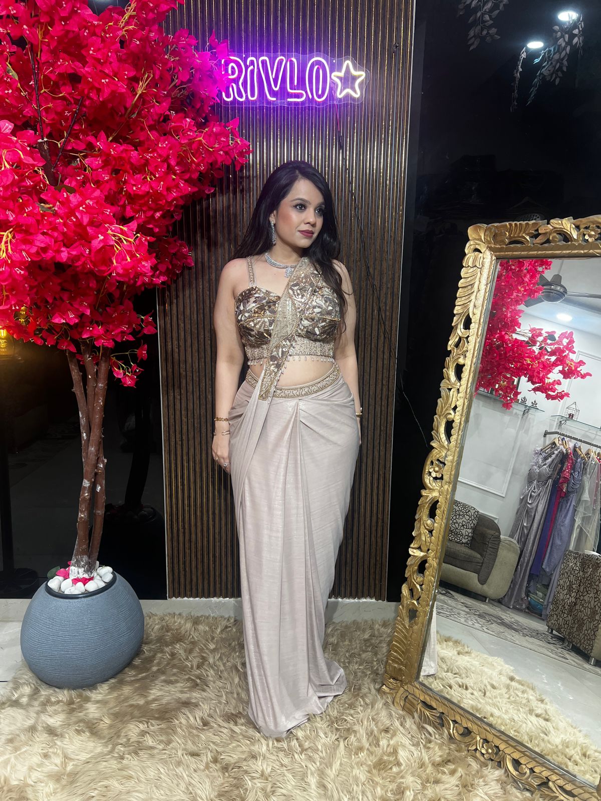 Celeste Drape Saree Set RC560