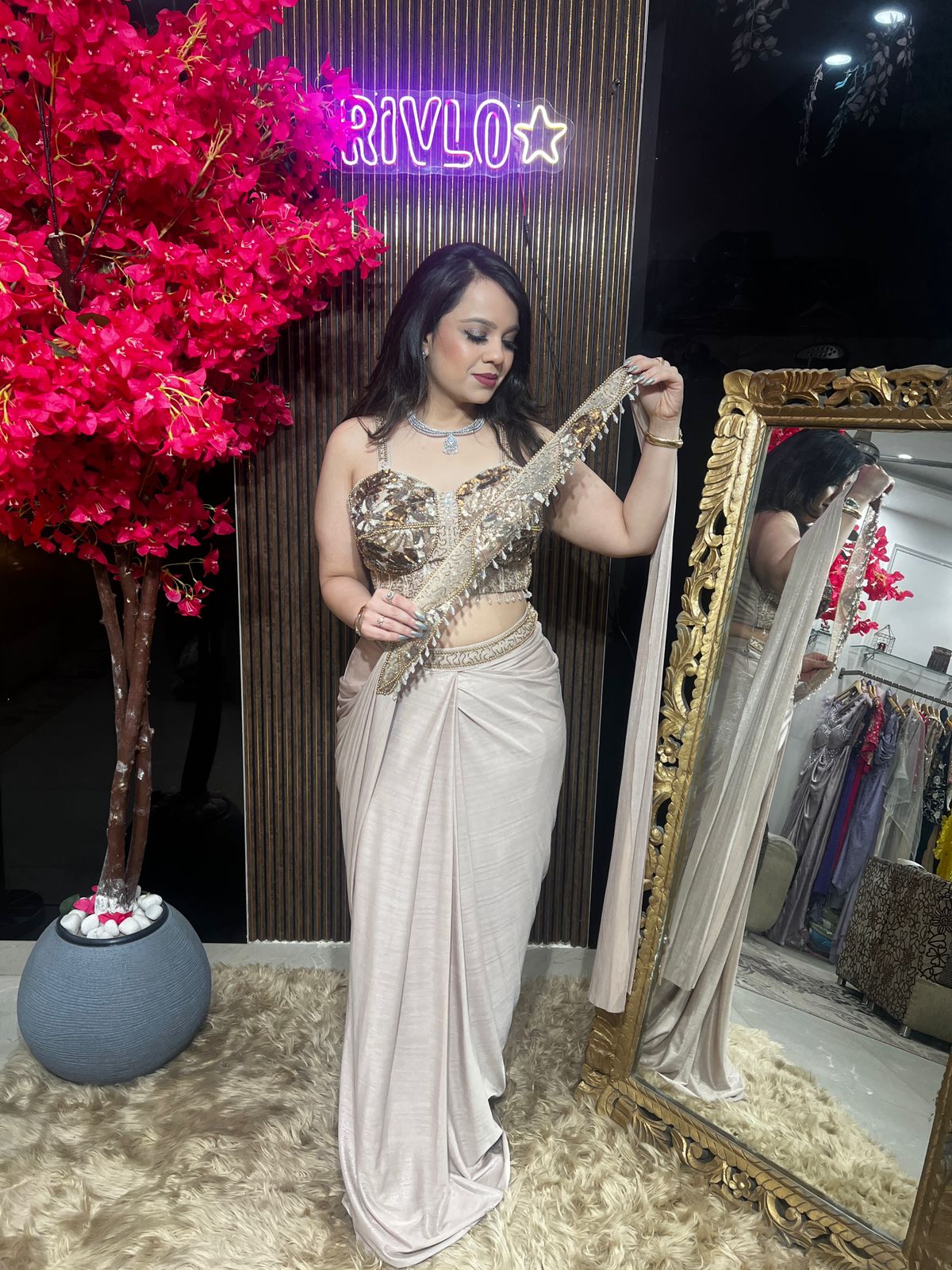 Celeste Drape Saree Set RC560