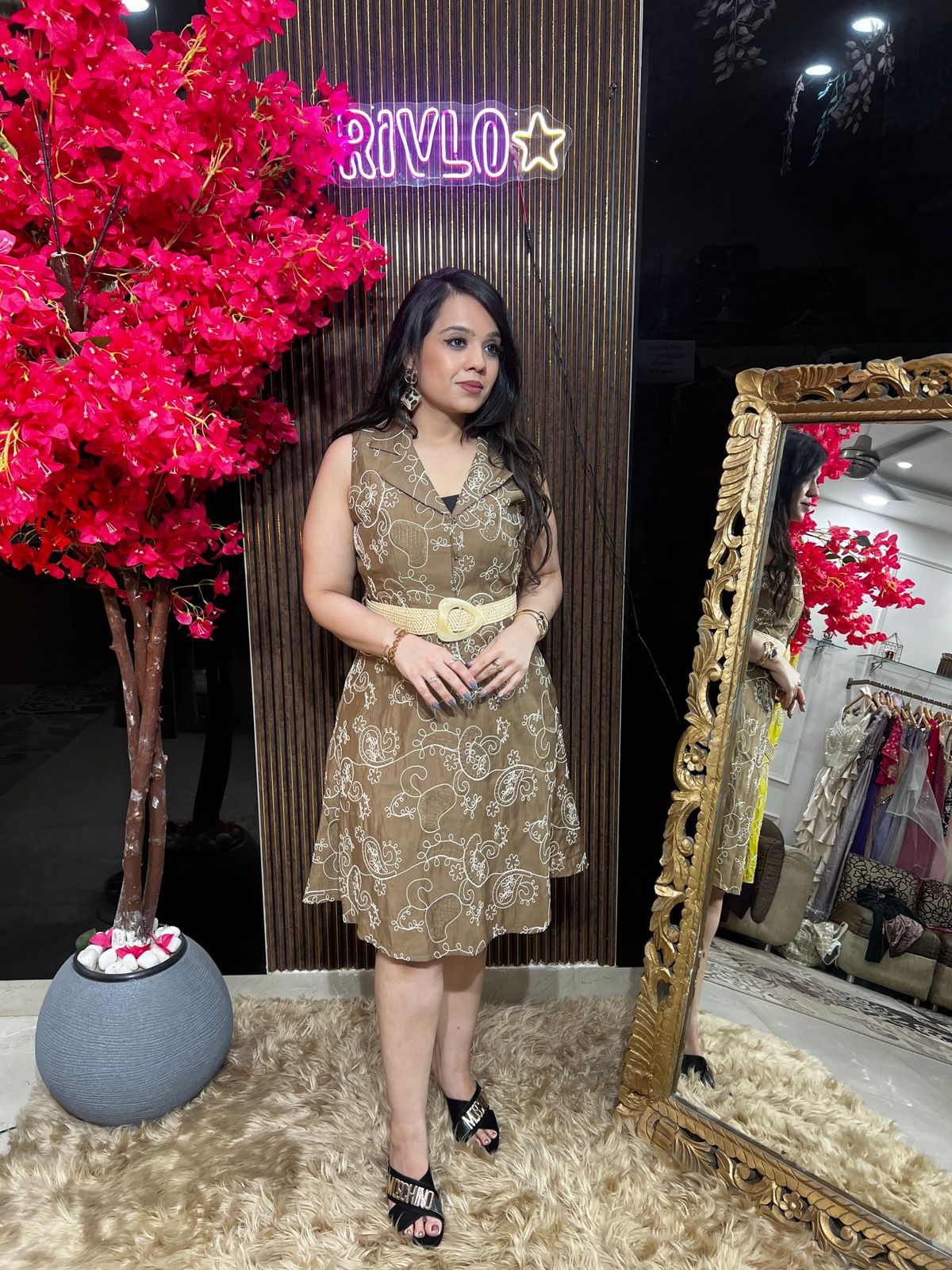 Coco Thread Work Dress WC18