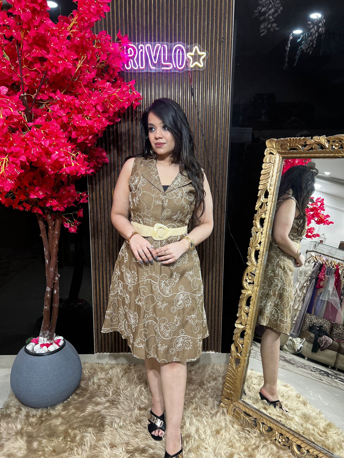 Coco Thread Work Dress WC18