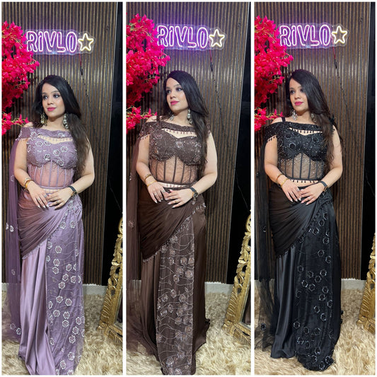 Celeste Corset Saree Collection RC574