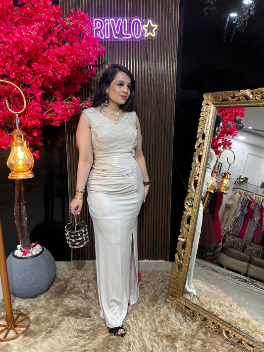 Smart Sleek Gown Dress WC48