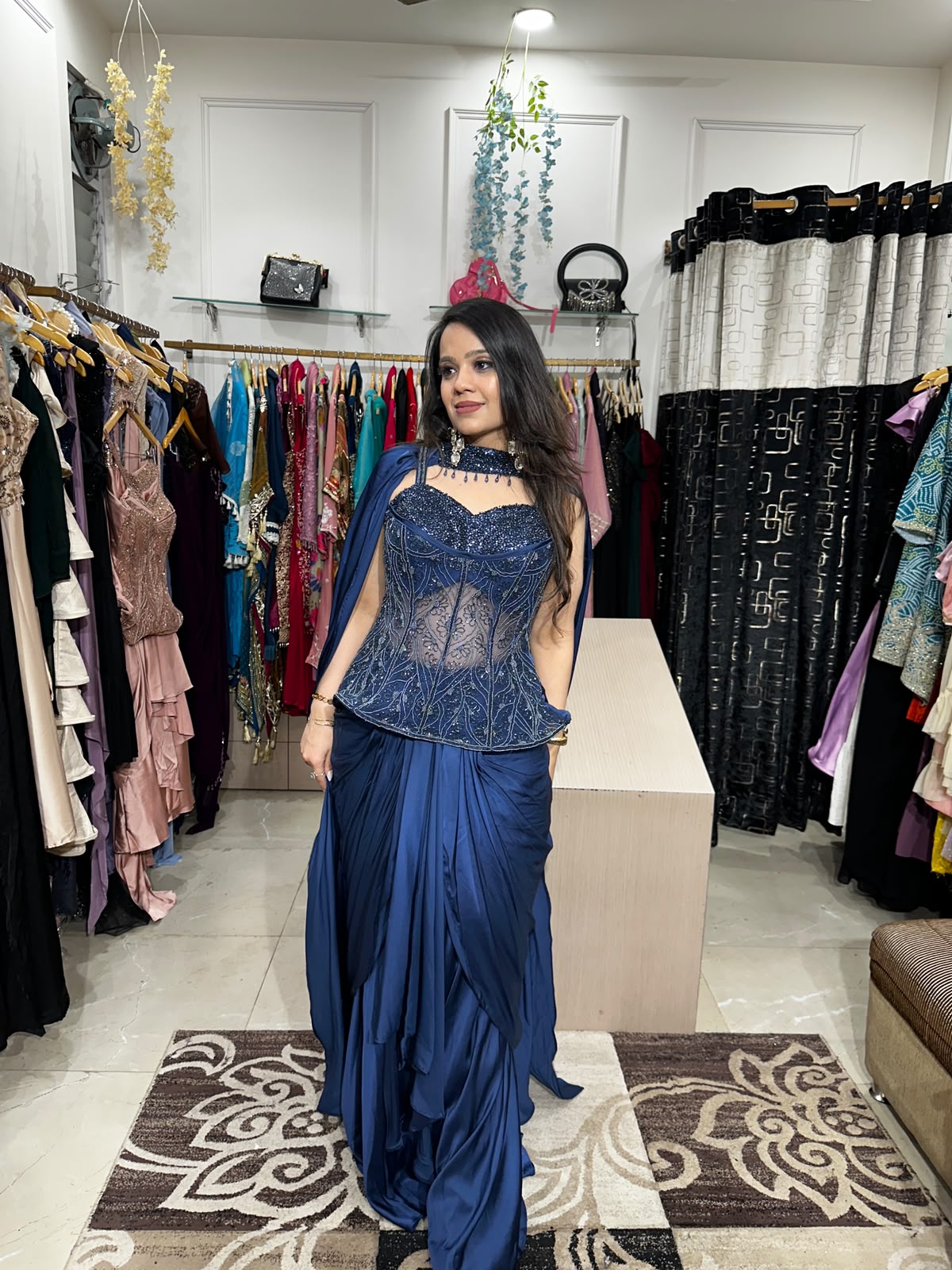 Blue Majesty Corset Indo RC587