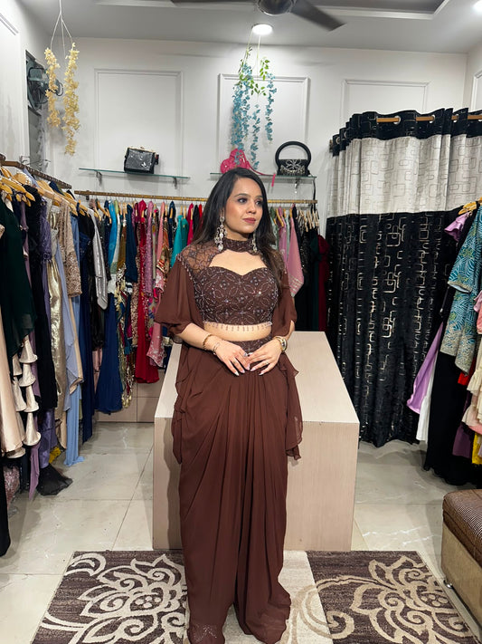 Coco Beautiful Sequence Indo Western RC585