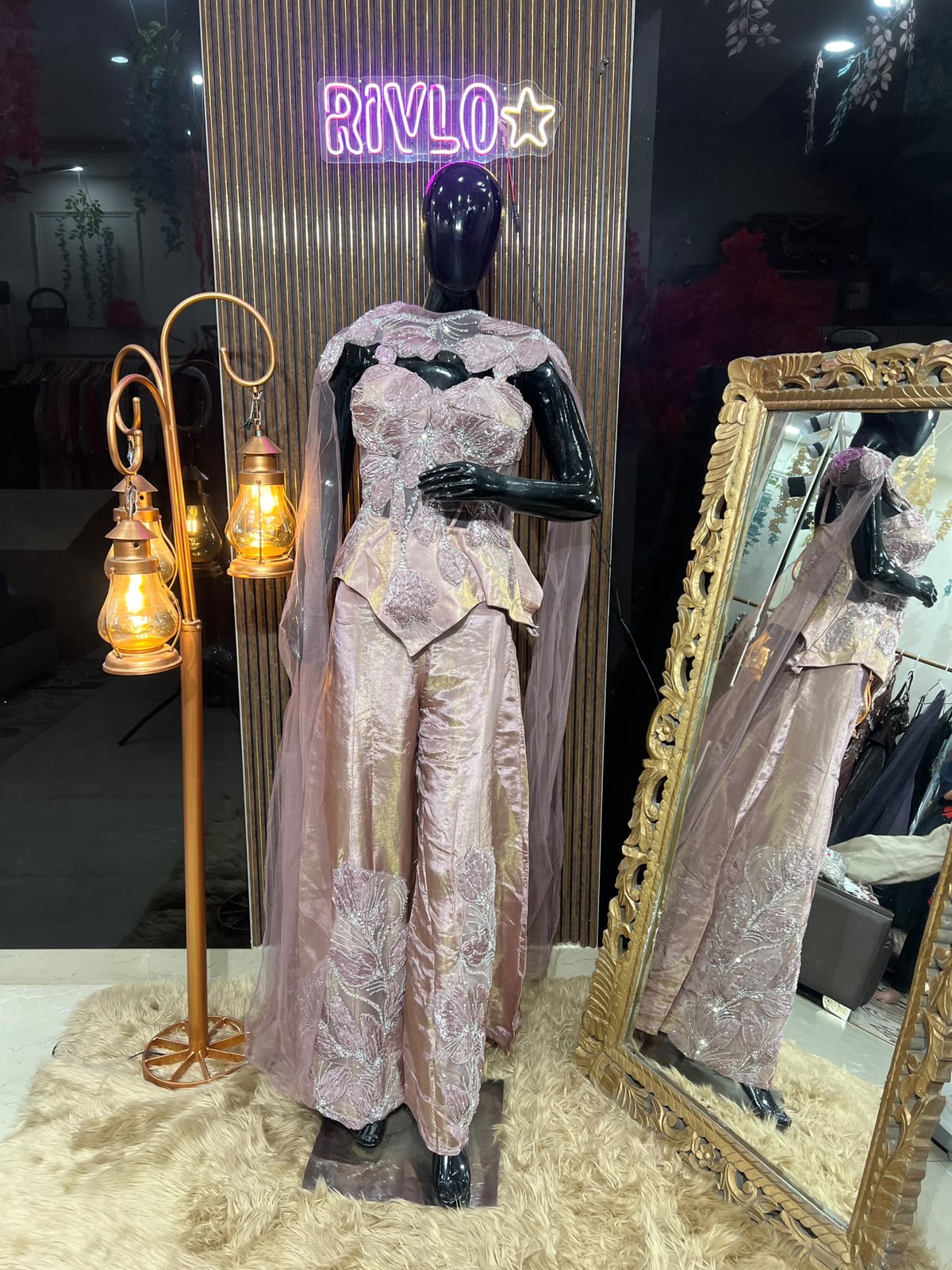 Blush Botanical Cape Co-Ord Set RC651