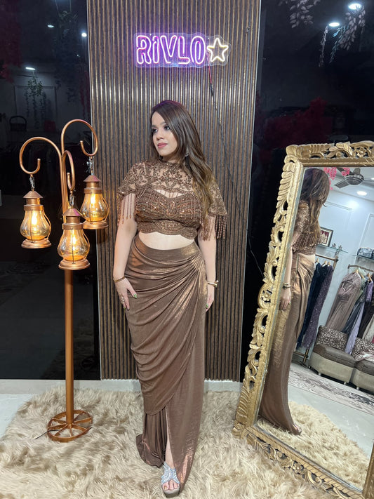 Mocha Luxe Cape Shimmer Indo RC145