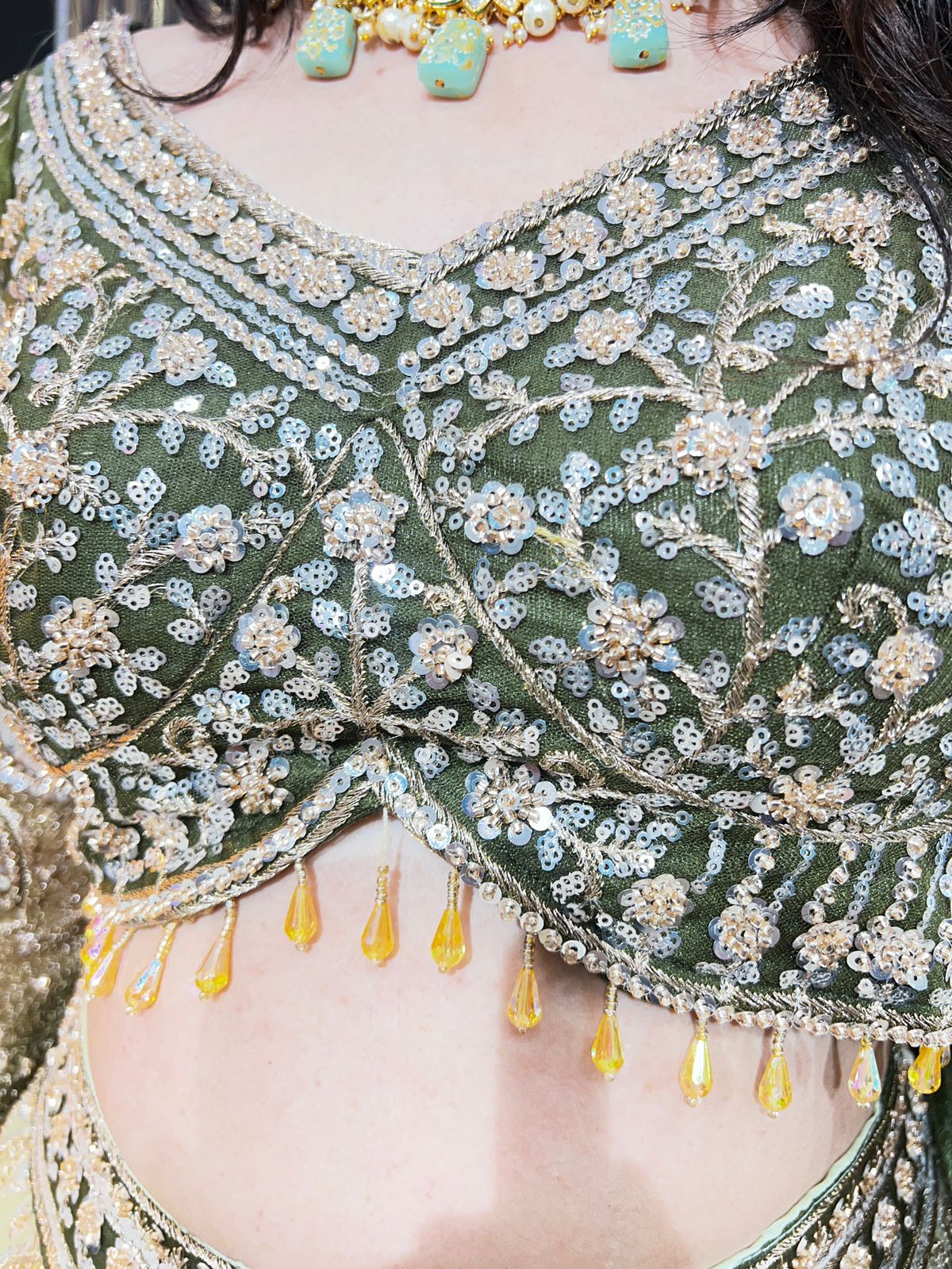 Embellished Lehenga Set with Intricate Handwork AC50